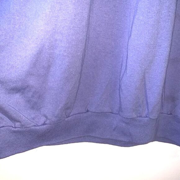 Blair Purple Short-Sleeve Pullover Sweatshirt Size XL Cotton/Polyester Blend - Picture 4 of 7